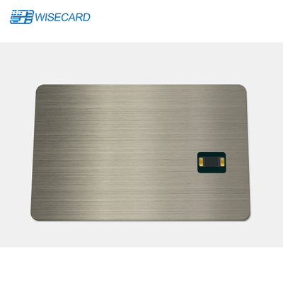 WCT 2023 Free Design Metal Credit Card Metal RFID NFC Chip Business Cards