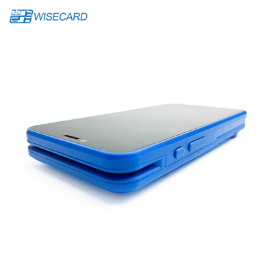Customized Logo Fast reading Metal RFID NFC Chip Business cards mini  handheld smart payment pos terminal