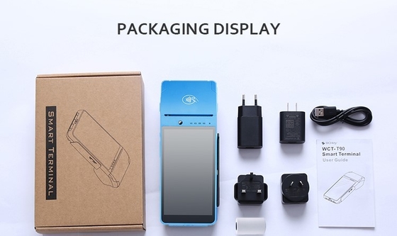 WiseCard WCT-T90 Mobile Handheld Android POS System Terminal Manufactures Touch Screen Pos with Printer Payment Machine