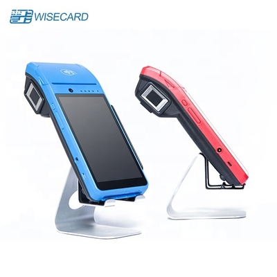 Wisecard New Design T90 Touch Screen Payment Terminal 4G Mobile Smart Android Handheld POS Terminal with  Printer NFC Function