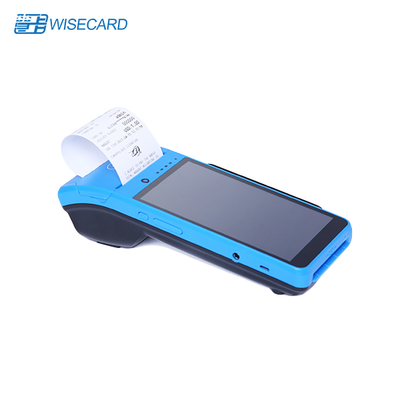 Wisecard New Design T90 Touch Screen Payment Terminal 4G Mobile Smart Android Handheld POS Terminal with  Printer NFC Function